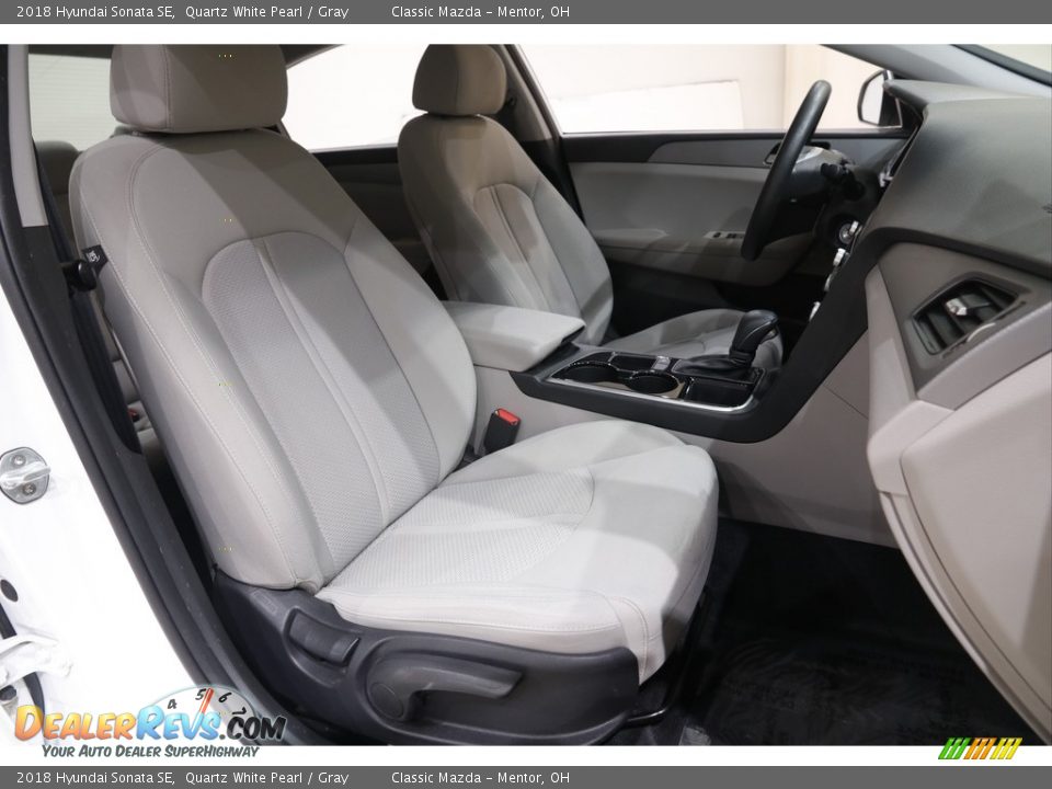 2018 Hyundai Sonata SE Quartz White Pearl / Gray Photo #13