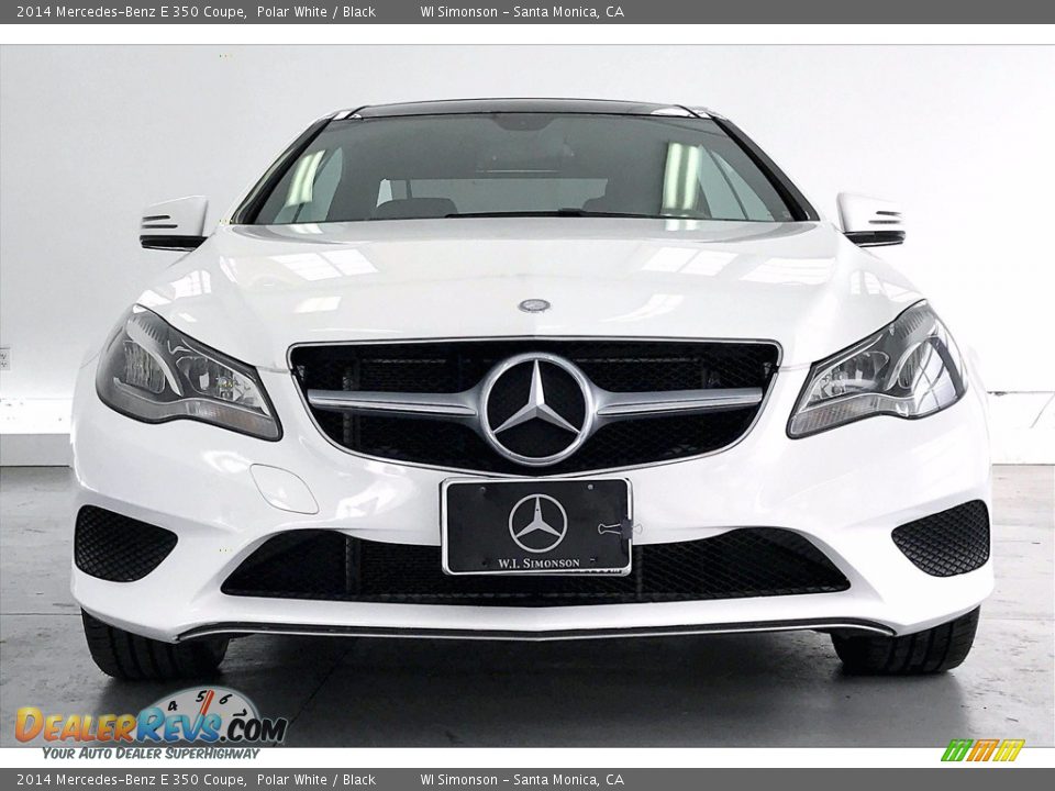 2014 Mercedes-Benz E 350 Coupe Polar White / Black Photo #2