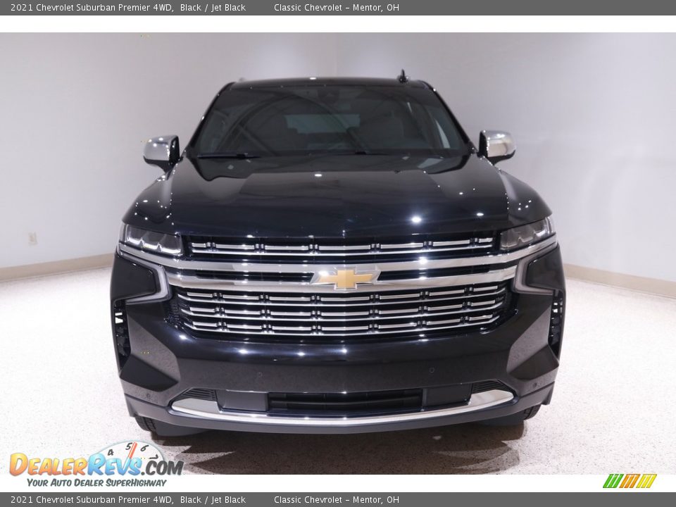 2021 Chevrolet Suburban Premier 4WD Black / Jet Black Photo #2