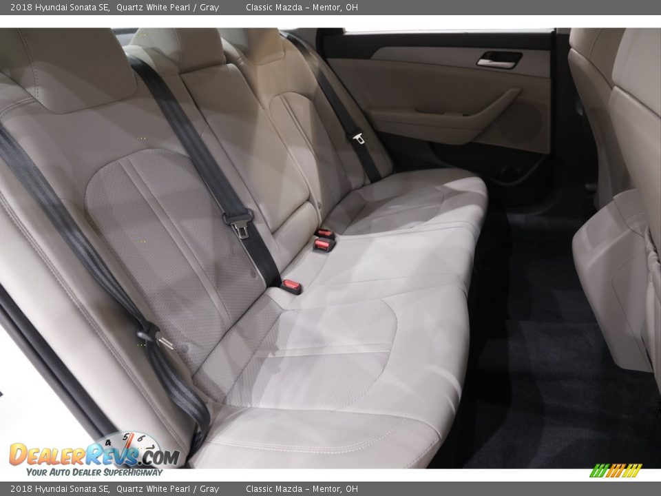 2018 Hyundai Sonata SE Quartz White Pearl / Gray Photo #14