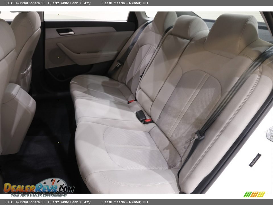2018 Hyundai Sonata SE Quartz White Pearl / Gray Photo #15