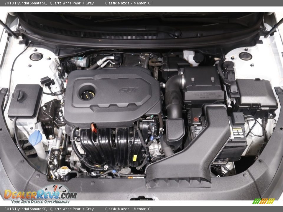 2018 Hyundai Sonata SE Quartz White Pearl / Gray Photo #17