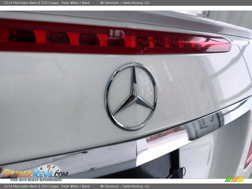 2014 Mercedes-Benz E 350 Coupe Polar White / Black Photo #7