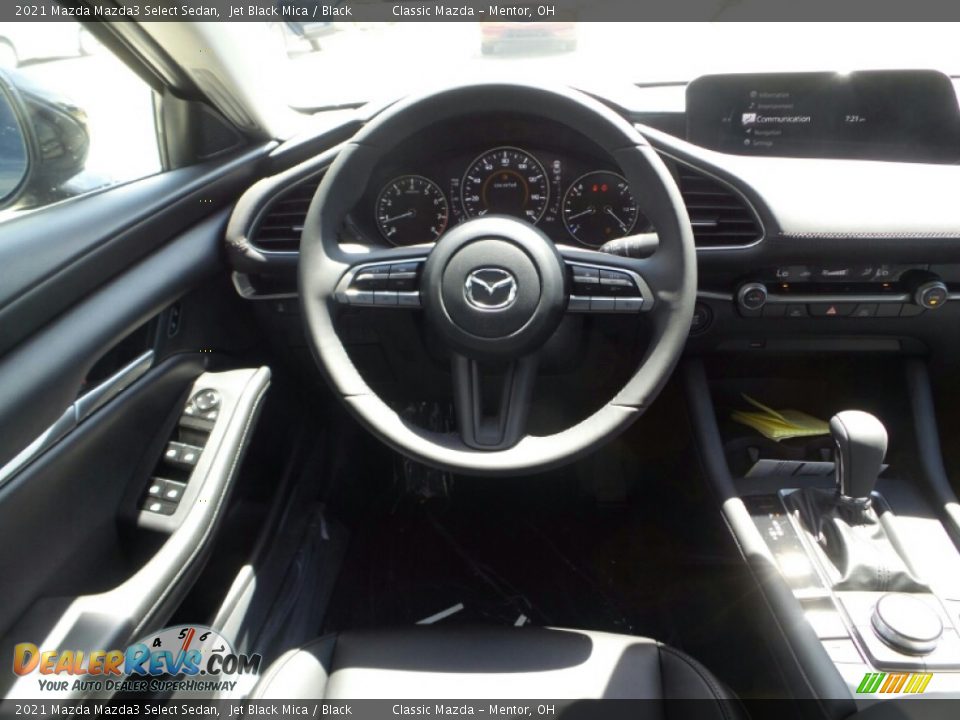 2021 Mazda Mazda3 Select Sedan Jet Black Mica / Black Photo #4
