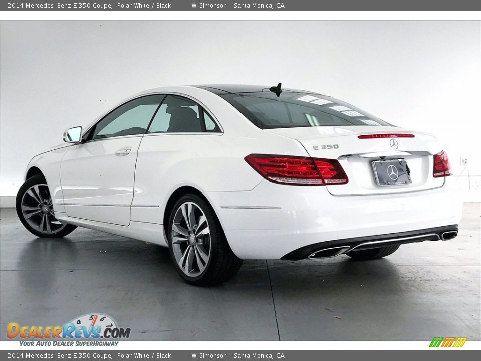 2014 Mercedes-Benz E 350 Coupe Polar White / Black Photo #10