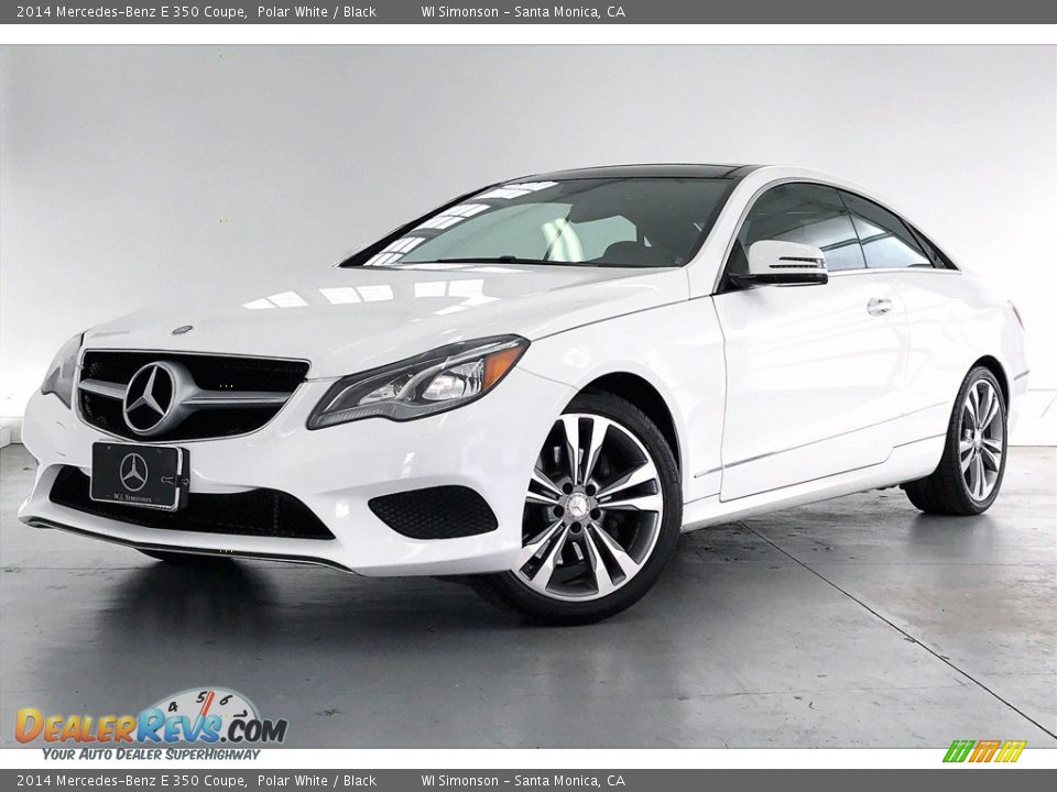 2014 Mercedes-Benz E 350 Coupe Polar White / Black Photo #12