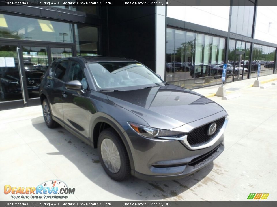 2021 Mazda CX-5 Touring AWD Machine Gray Metallic / Black Photo #1