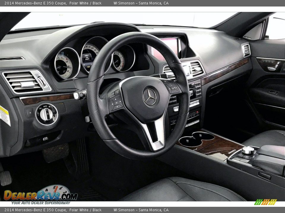 2014 Mercedes-Benz E 350 Coupe Polar White / Black Photo #14