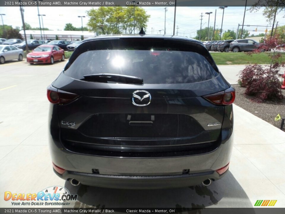 2021 Mazda CX-5 Touring AWD Machine Gray Metallic / Black Photo #5