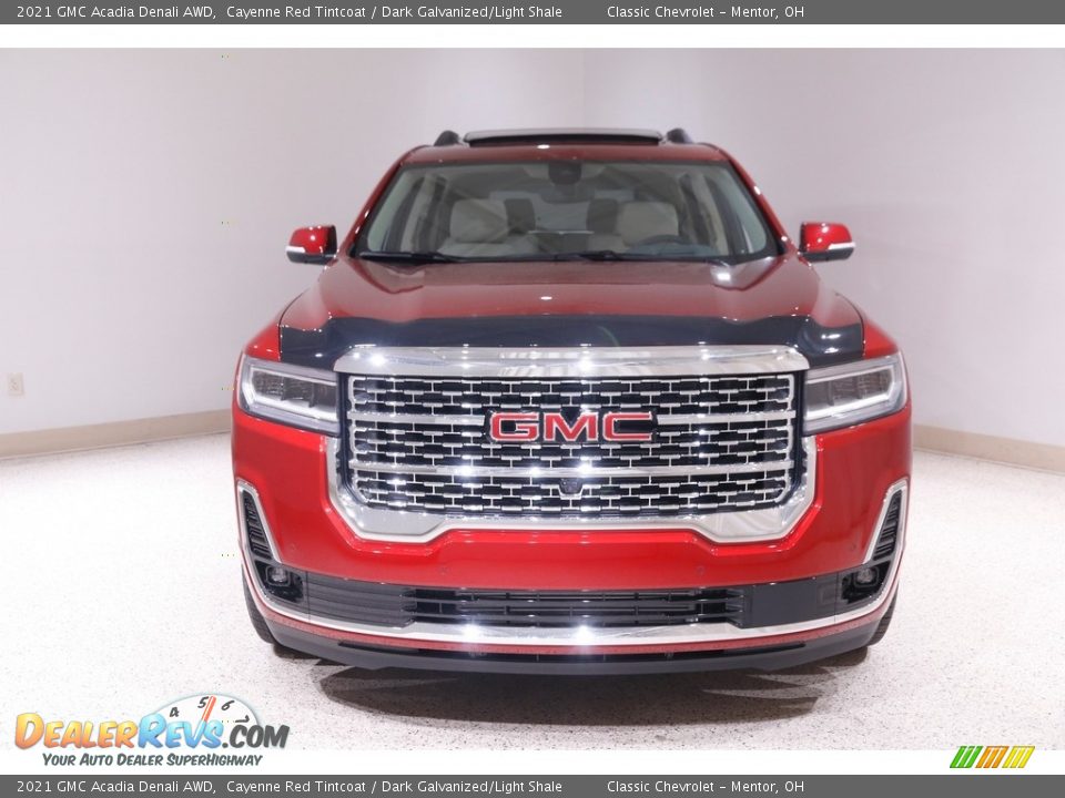 2021 GMC Acadia Denali AWD Cayenne Red Tintcoat / Dark Galvanized/Light Shale Photo #2