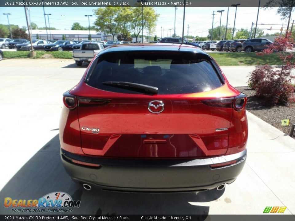 2021 Mazda CX-30 Preferred AWD Soul Red Crystal Metallic / Black Photo #5