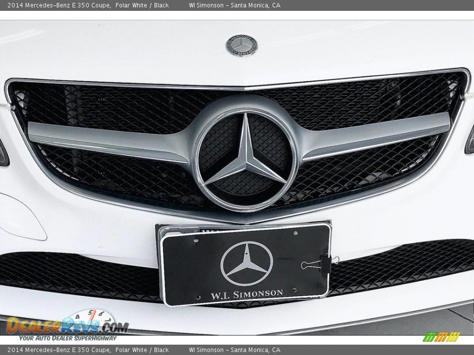 2014 Mercedes-Benz E 350 Coupe Polar White / Black Photo #30