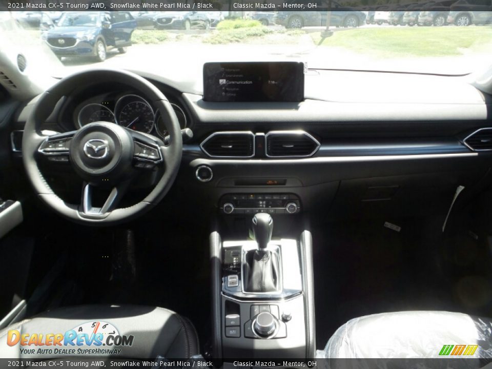 2021 Mazda CX-5 Touring AWD Snowflake White Pearl Mica / Black Photo #3