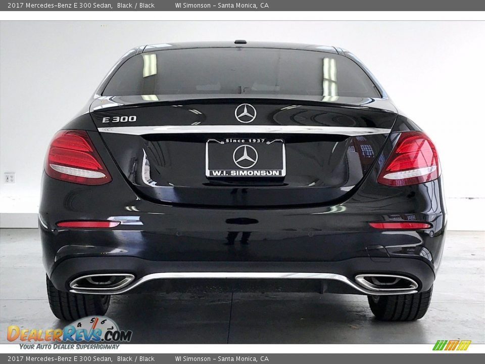 2017 Mercedes-Benz E 300 Sedan Black / Black Photo #3