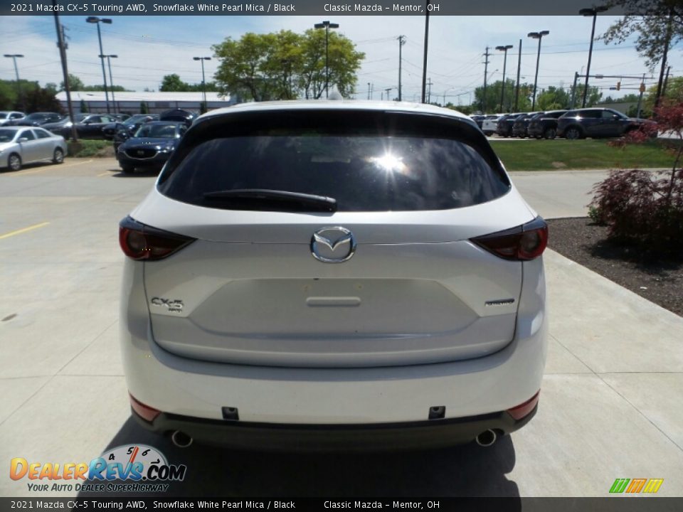 2021 Mazda CX-5 Touring AWD Snowflake White Pearl Mica / Black Photo #5