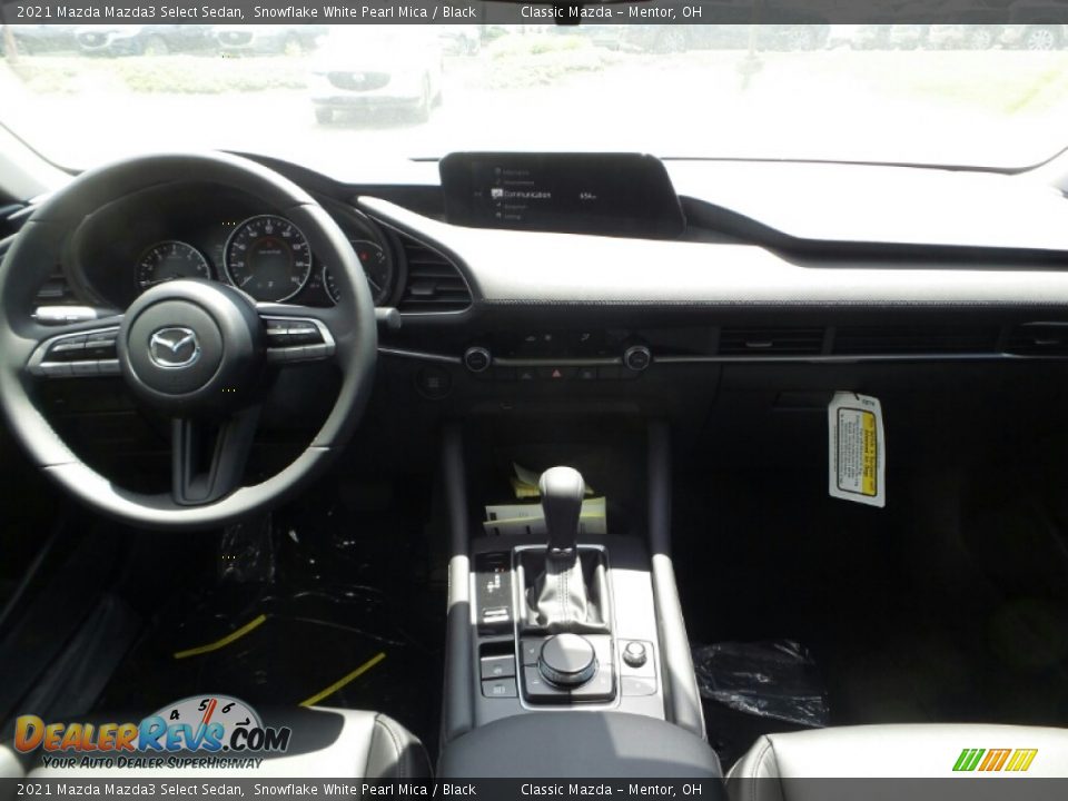 2021 Mazda Mazda3 Select Sedan Snowflake White Pearl Mica / Black Photo #3
