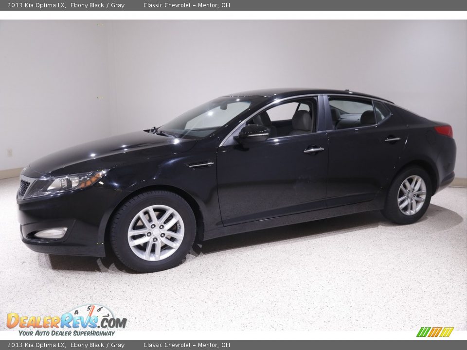 2013 Kia Optima LX Ebony Black / Gray Photo #3