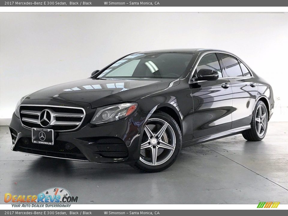 2017 Mercedes-Benz E 300 Sedan Black / Black Photo #12