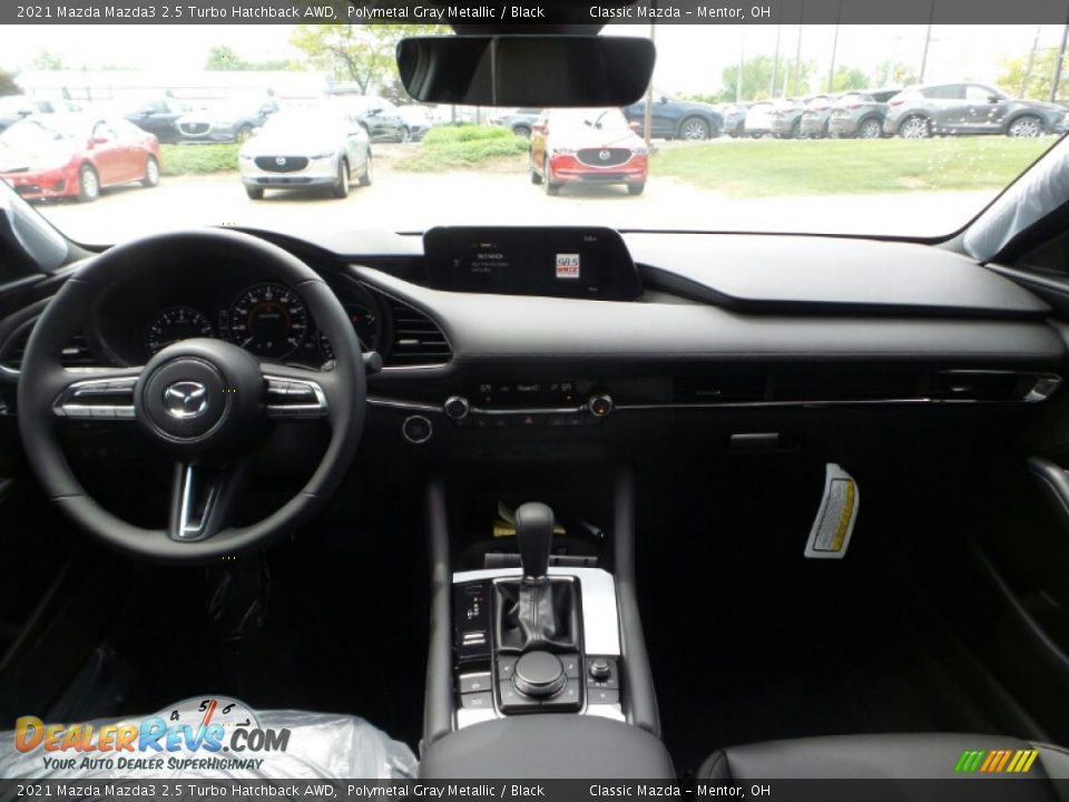 2021 Mazda Mazda3 2.5 Turbo Hatchback AWD Polymetal Gray Metallic / Black Photo #3