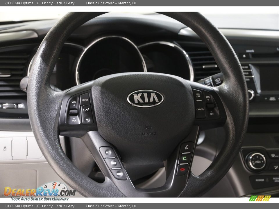 2013 Kia Optima LX Ebony Black / Gray Photo #7