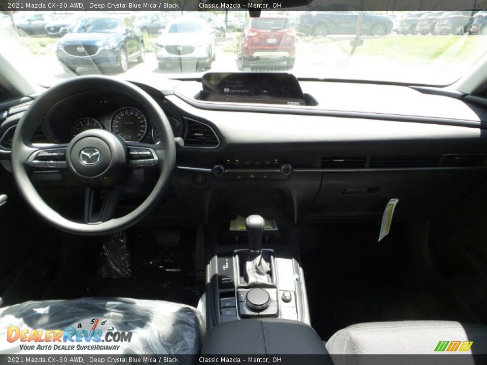 2021 Mazda CX-30 AWD Deep Crystal Blue Mica / Black Photo #3