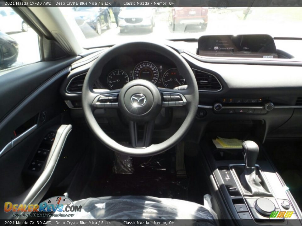 2021 Mazda CX-30 AWD Deep Crystal Blue Mica / Black Photo #4