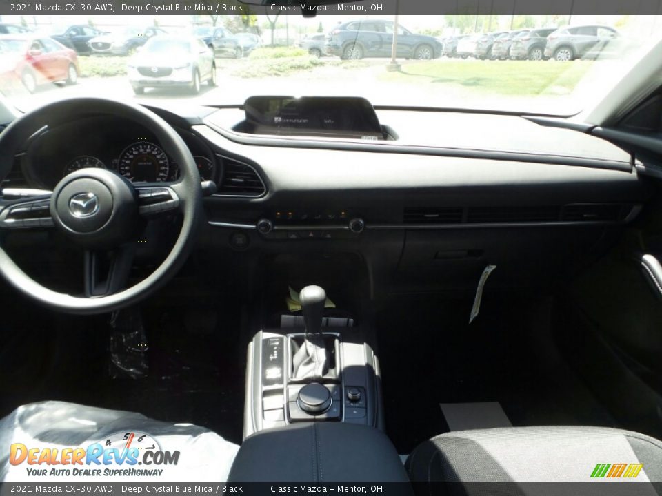 2021 Mazda CX-30 AWD Deep Crystal Blue Mica / Black Photo #3