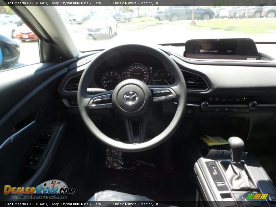 2021 Mazda CX-30 AWD Deep Crystal Blue Mica / Black Photo #4