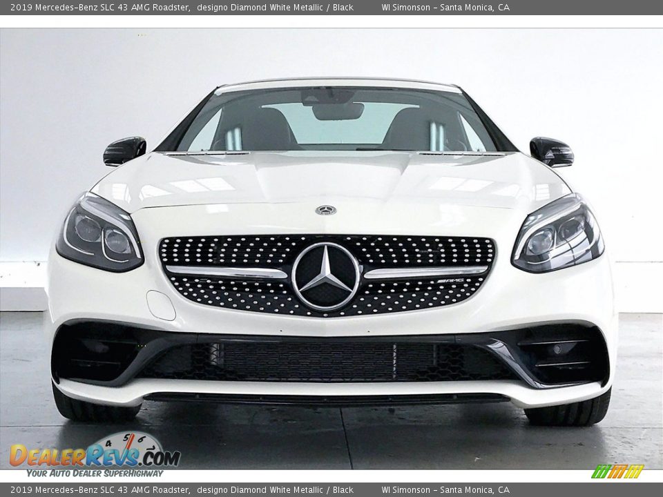 2019 Mercedes-Benz SLC 43 AMG Roadster designo Diamond White Metallic / Black Photo #2