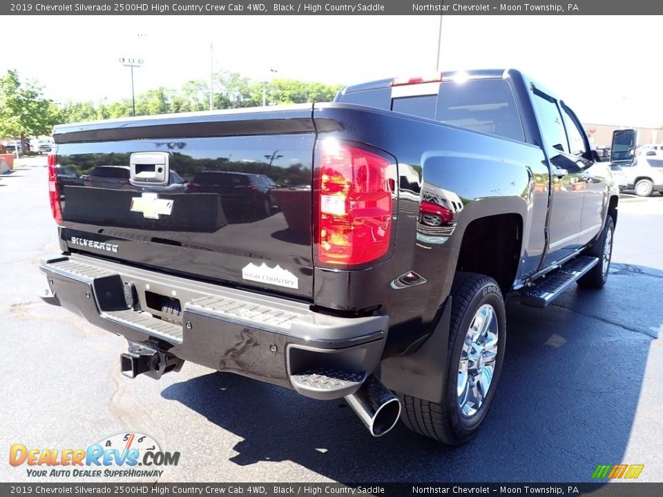 2019 Chevrolet Silverado 2500HD High Country Crew Cab 4WD Black / High Country Saddle Photo #7