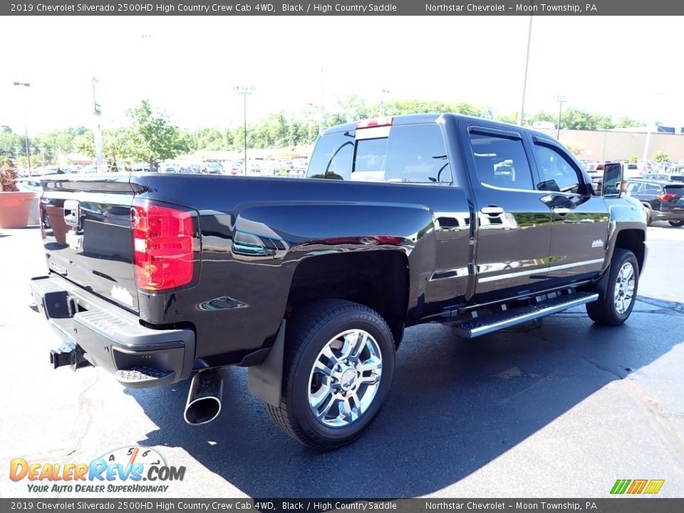 2019 Chevrolet Silverado 2500HD High Country Crew Cab 4WD Black / High Country Saddle Photo #8