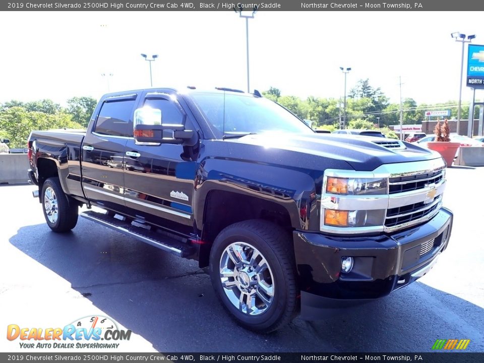 2019 Chevrolet Silverado 2500HD High Country Crew Cab 4WD Black / High Country Saddle Photo #10