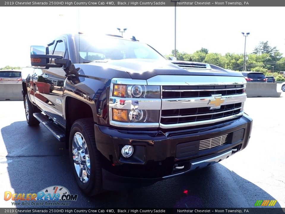 2019 Chevrolet Silverado 2500HD High Country Crew Cab 4WD Black / High Country Saddle Photo #11