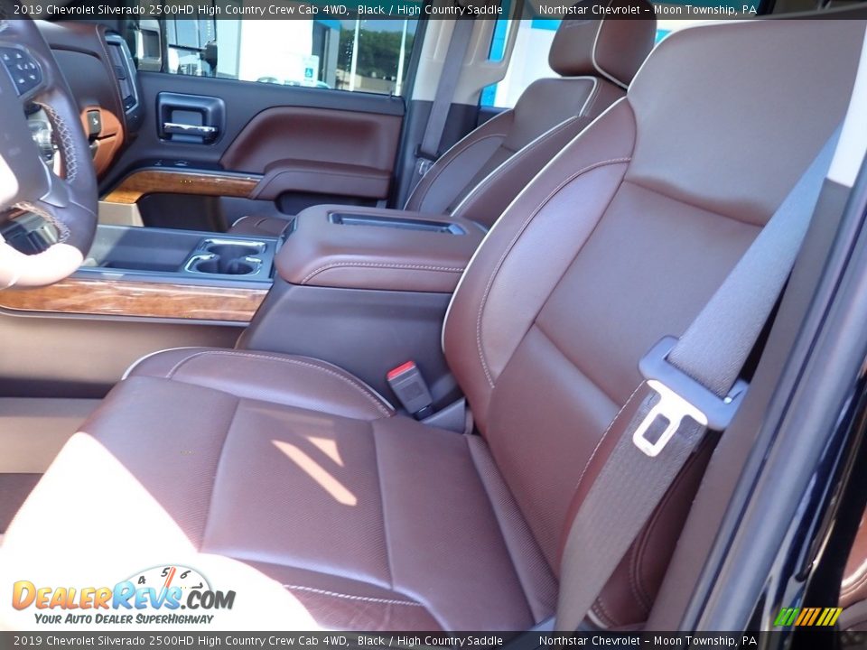 Front Seat of 2019 Chevrolet Silverado 2500HD High Country Crew Cab 4WD Photo #21