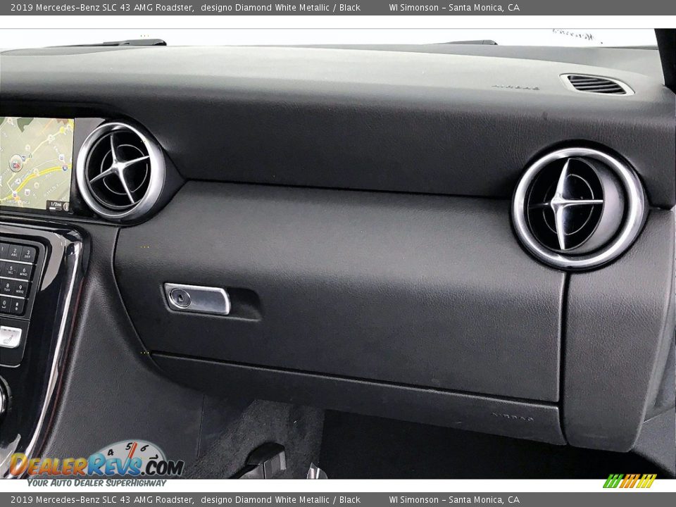 2019 Mercedes-Benz SLC 43 AMG Roadster designo Diamond White Metallic / Black Photo #16