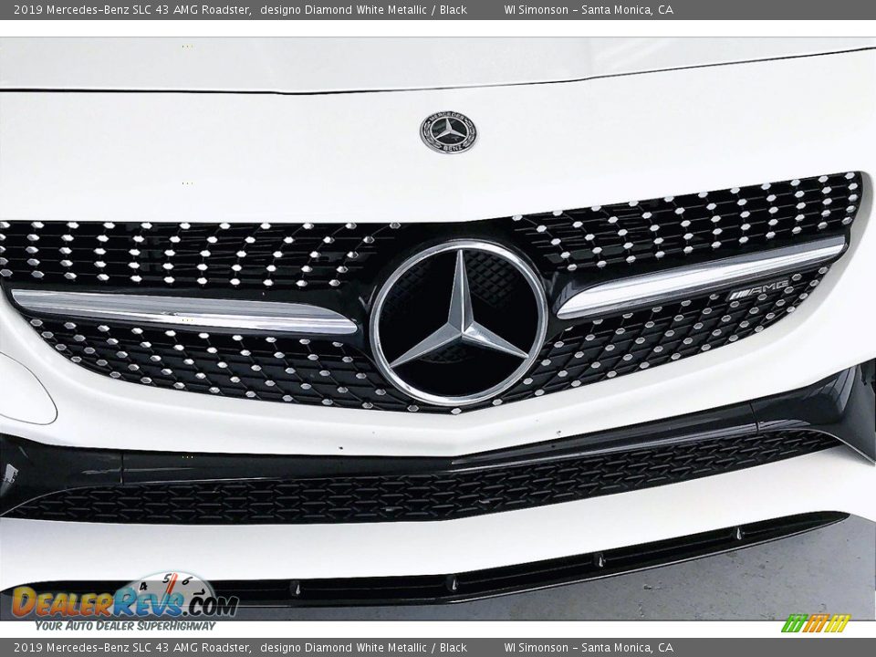 2019 Mercedes-Benz SLC 43 AMG Roadster designo Diamond White Metallic / Black Photo #28