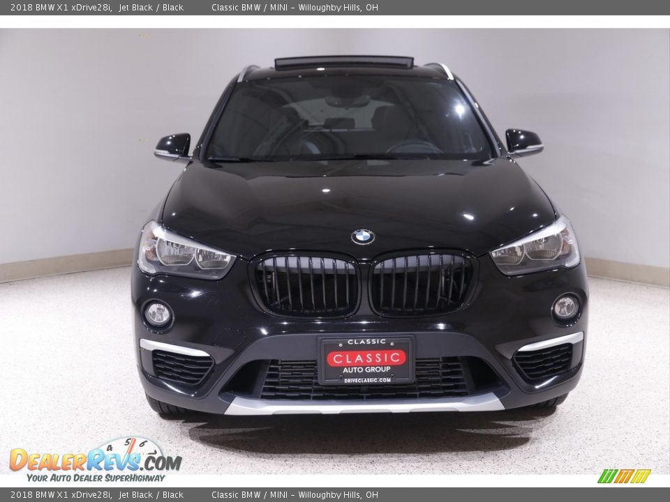 2018 BMW X1 xDrive28i Jet Black / Black Photo #2