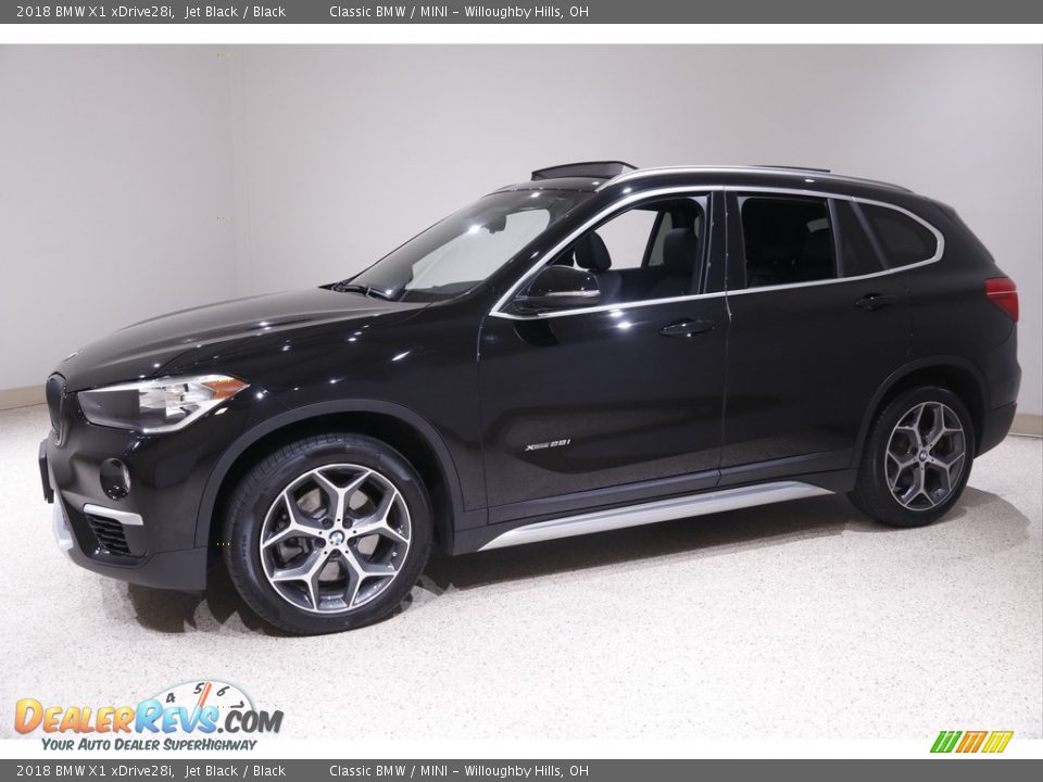 2018 BMW X1 xDrive28i Jet Black / Black Photo #3