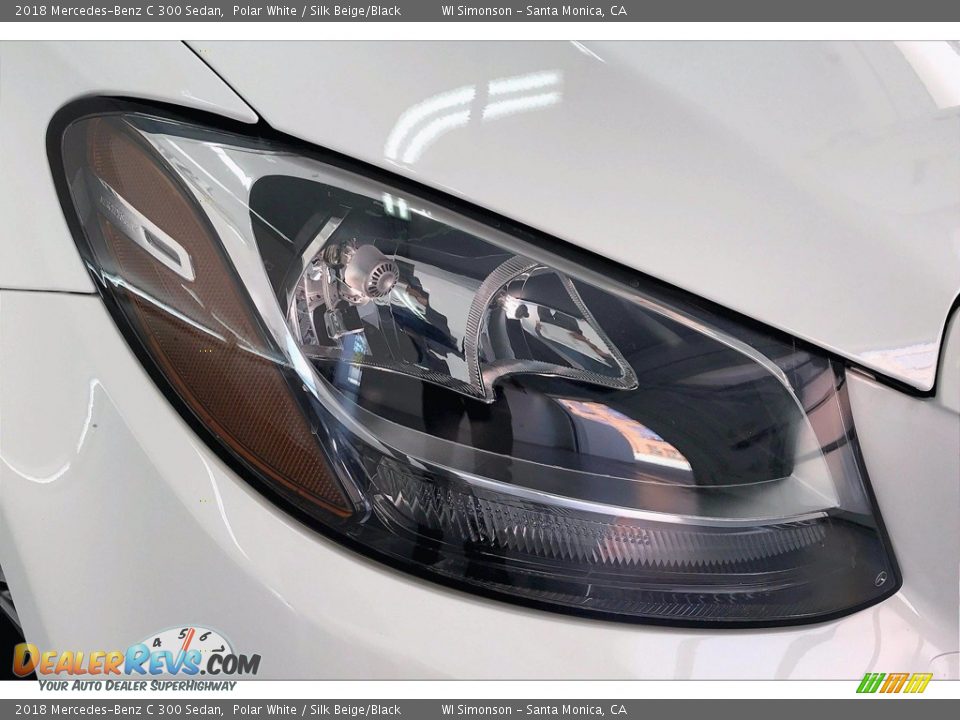 2018 Mercedes-Benz C 300 Sedan Polar White / Silk Beige/Black Photo #28