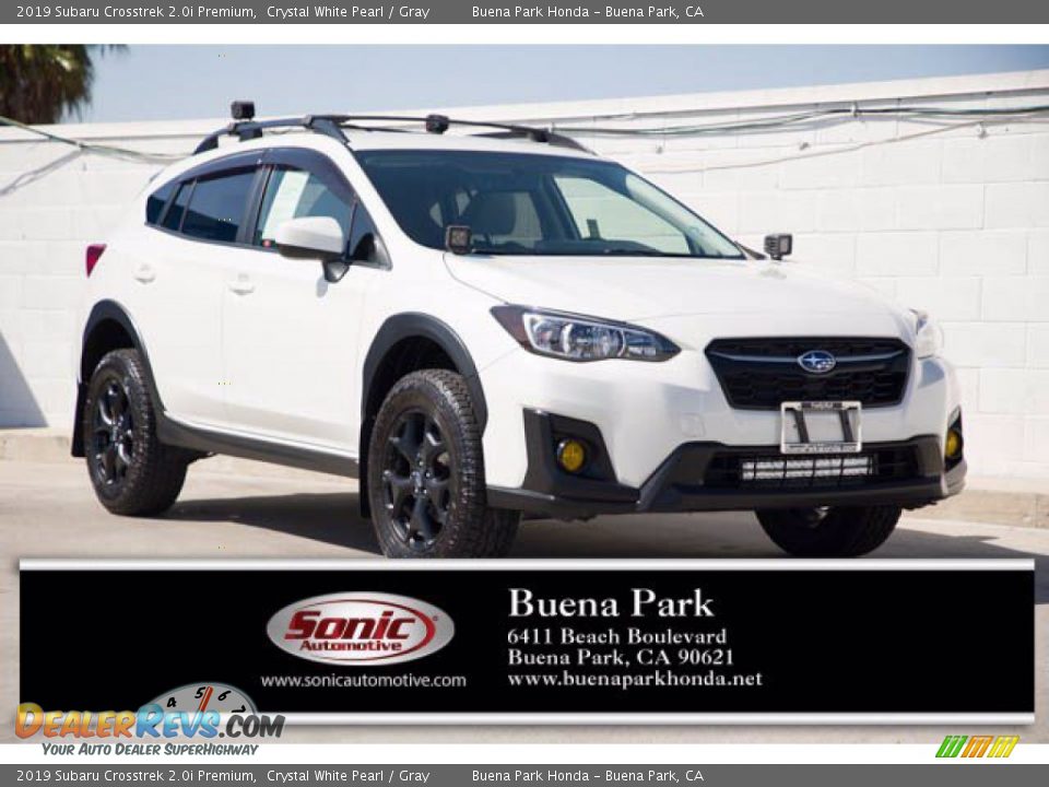 2019 Subaru Crosstrek 2.0i Premium Crystal White Pearl / Gray Photo #1