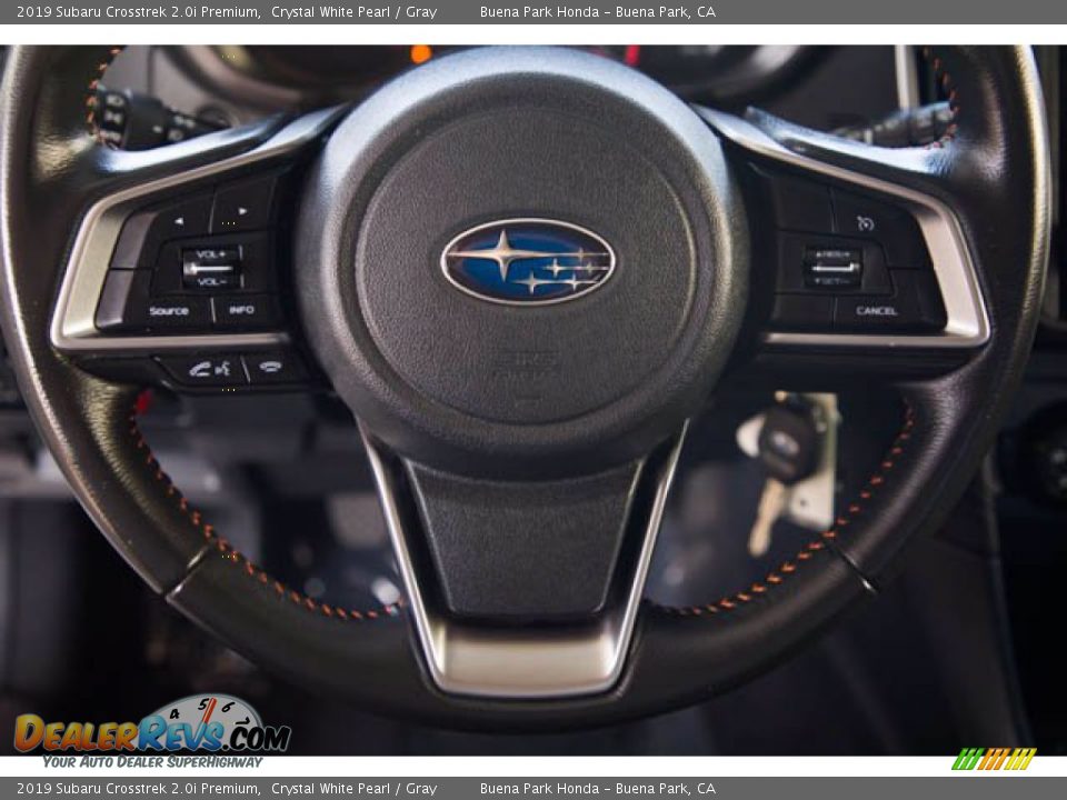 2019 Subaru Crosstrek 2.0i Premium Crystal White Pearl / Gray Photo #14