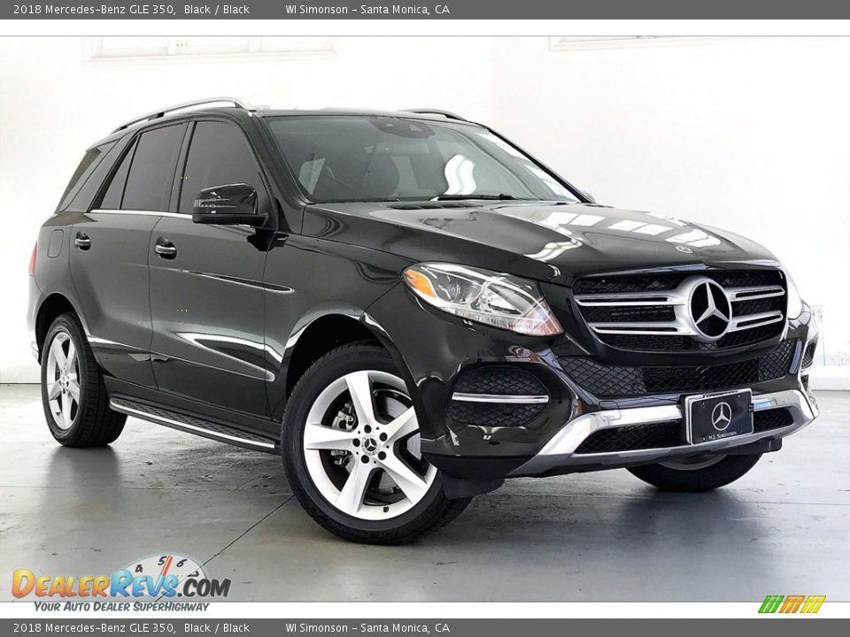 2018 Mercedes-Benz GLE 350 Black / Black Photo #34