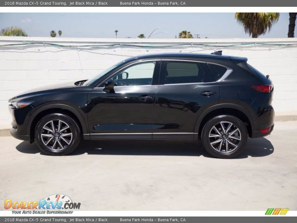 2018 Mazda CX-5 Grand Touring Jet Black Mica / Black Photo #8