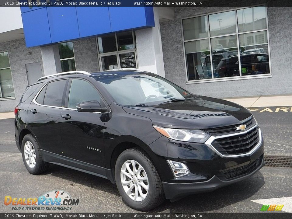 2019 Chevrolet Equinox LT AWD Mosaic Black Metallic / Jet Black Photo #1