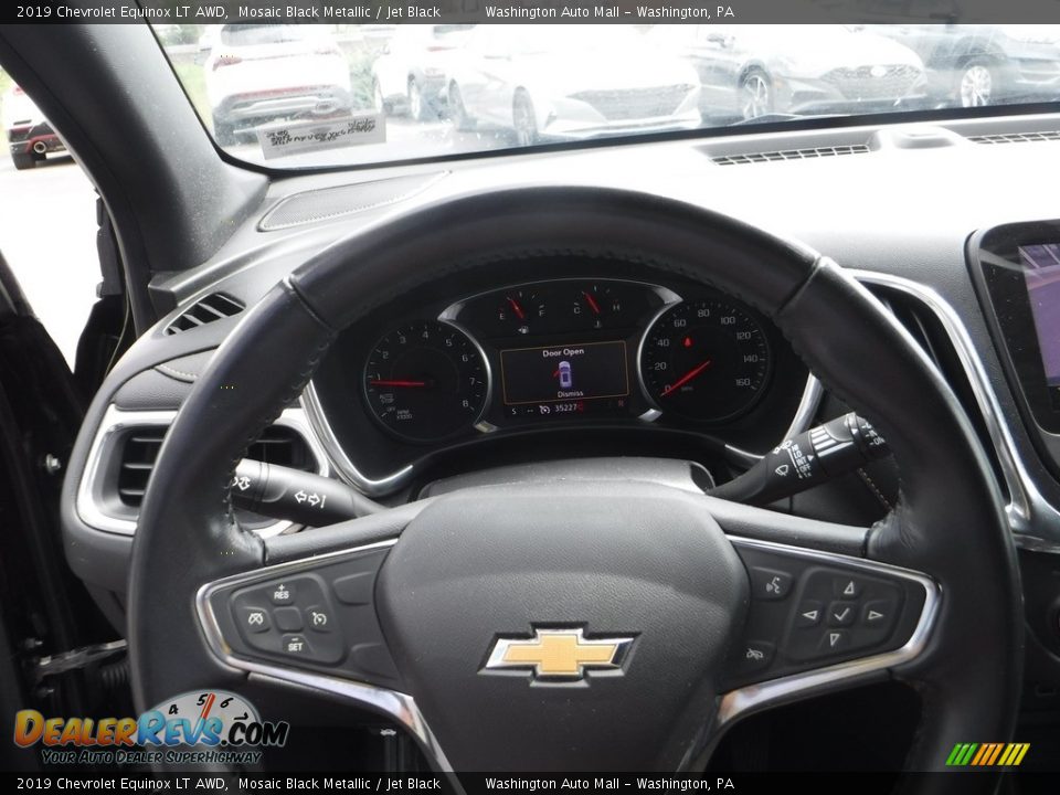 2019 Chevrolet Equinox LT AWD Mosaic Black Metallic / Jet Black Photo #21