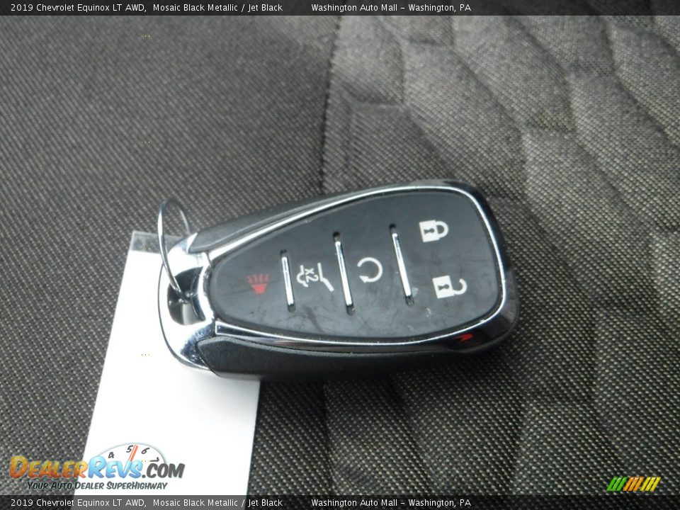2019 Chevrolet Equinox LT AWD Mosaic Black Metallic / Jet Black Photo #28