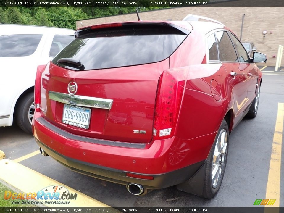 2012 Cadillac SRX Performance AWD Crystal Red Tintcoat / Titanium/Ebony Photo #4