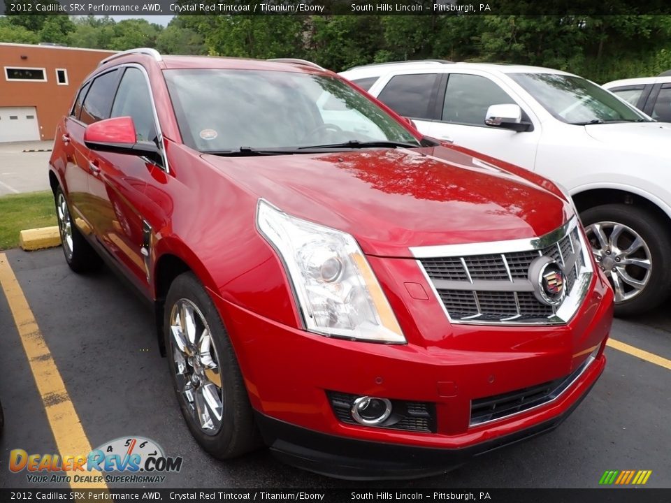 2012 Cadillac SRX Performance AWD Crystal Red Tintcoat / Titanium/Ebony Photo #5