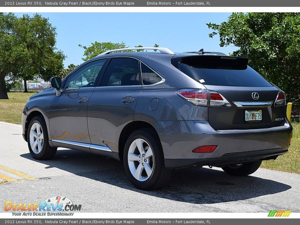 2013 Lexus RX 350 Nebula Gray Pearl / Black/Ebony Birds Eye Maple Photo #9