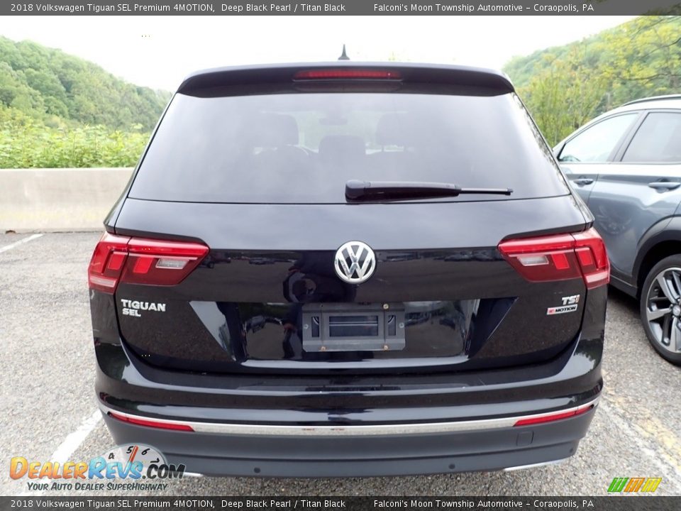 2018 Volkswagen Tiguan SEL Premium 4MOTION Deep Black Pearl / Titan Black Photo #3